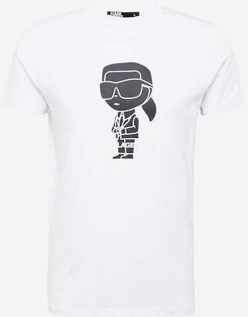 Karl Lagerfeld - Camiseta en blanco: frente