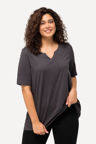 T-shirt Ulla Popken en gris : devant