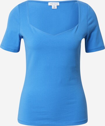 Warehouse Shirt in Blauw: voorkant