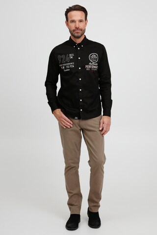 FQ1924 Regular fit Overhemd in Zwart