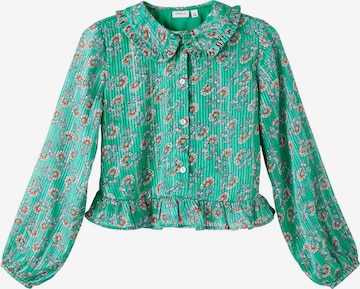 NAME IT Blouse 'Suela' in Groen: voorkant