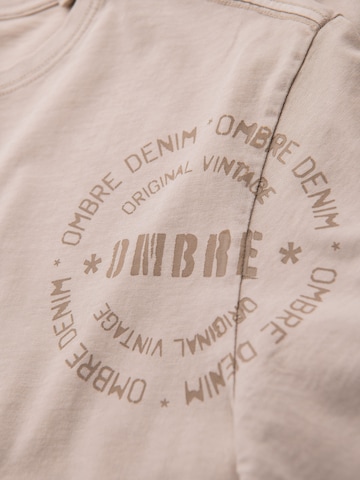 Ombre Shirt in Beige