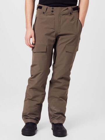 SOS Regular Cargo Pants 'Aspen' in Brown: front