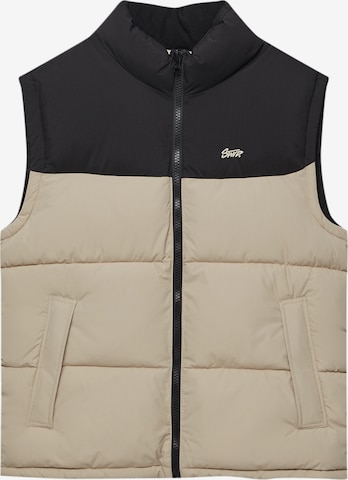 Pull&Bear Vest in White: front