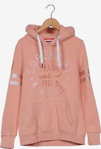 Superdry Kapuzenpullover L in Pink: predná strana