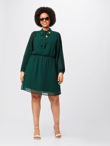 ABOUT YOU Curvy Shirt dress 'Phoenix' in Green