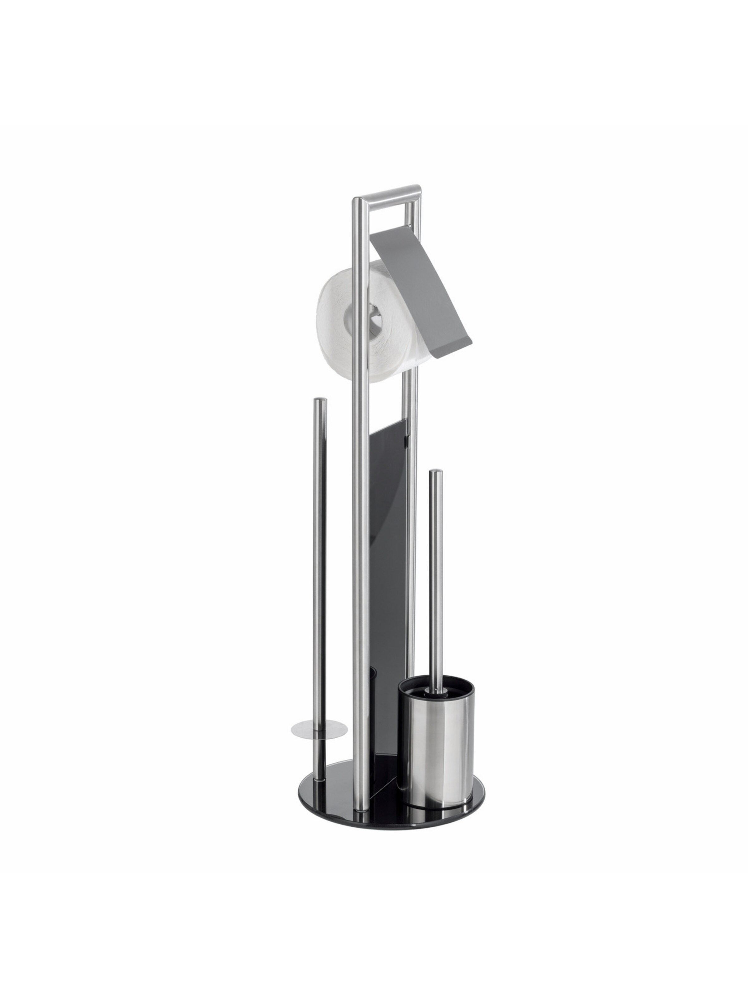 Wenko WC-Garnitur 'Ravina' in Silber