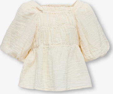 Maglietta 'KOGThyra' di ONLY GIRLS in beige: frontale