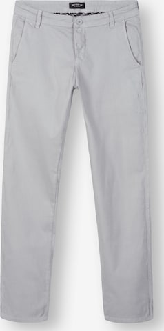 Coupe slim Pantalon chino 'Solon' Peak Time en gris : devant