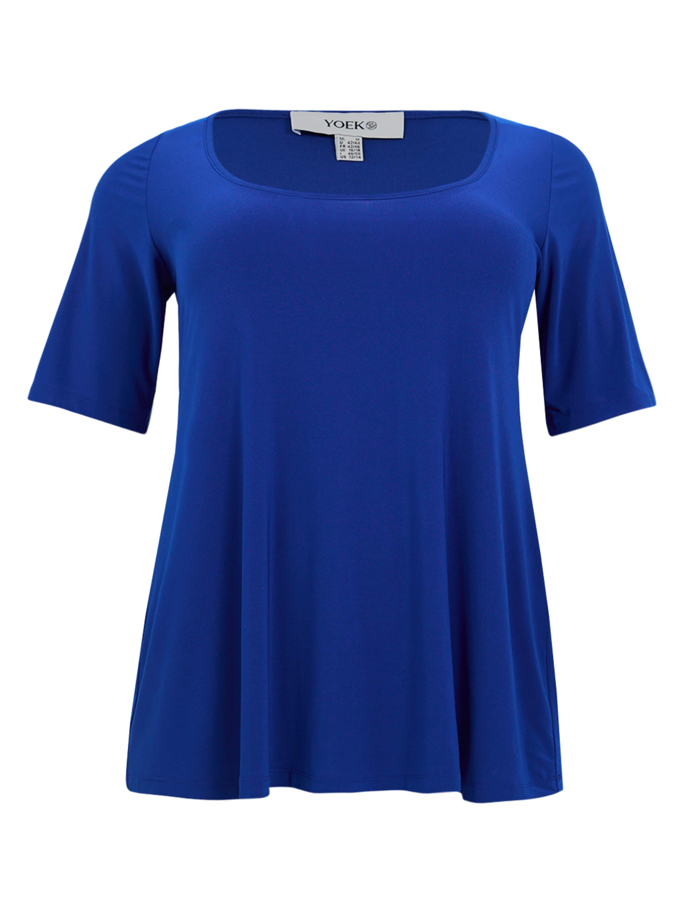 T-shirt YOEK en bleu : devant