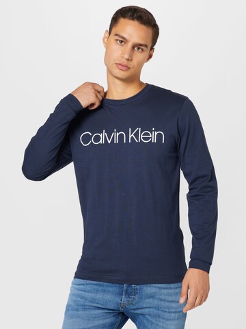 mėlyna Calvin Klein Standartinis modelis Marškinėliai: priekis