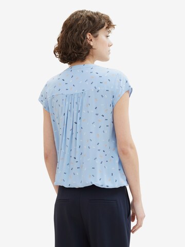 TOM TAILOR Bluse in Blau