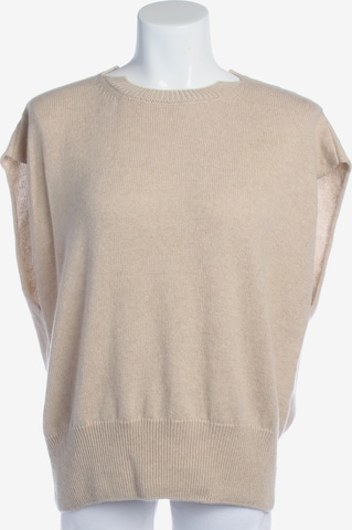 Incentive! Cashmere Pullover / Strickjacke S in Weiß: Vorderseite