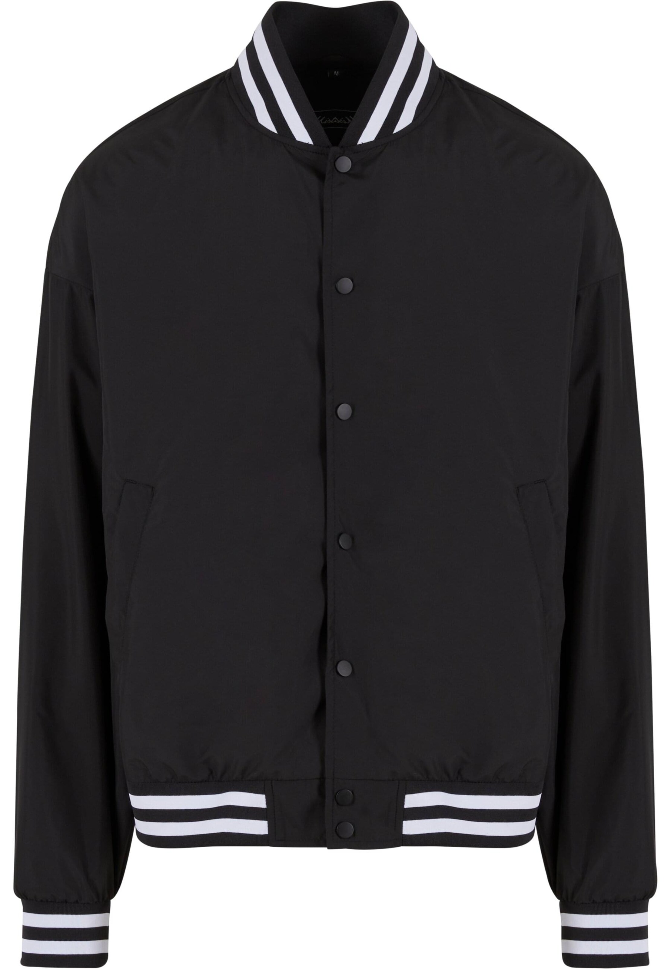 Giacca di mezza stagione 'New York Arc Light' di Mister Tee in nero: frontale