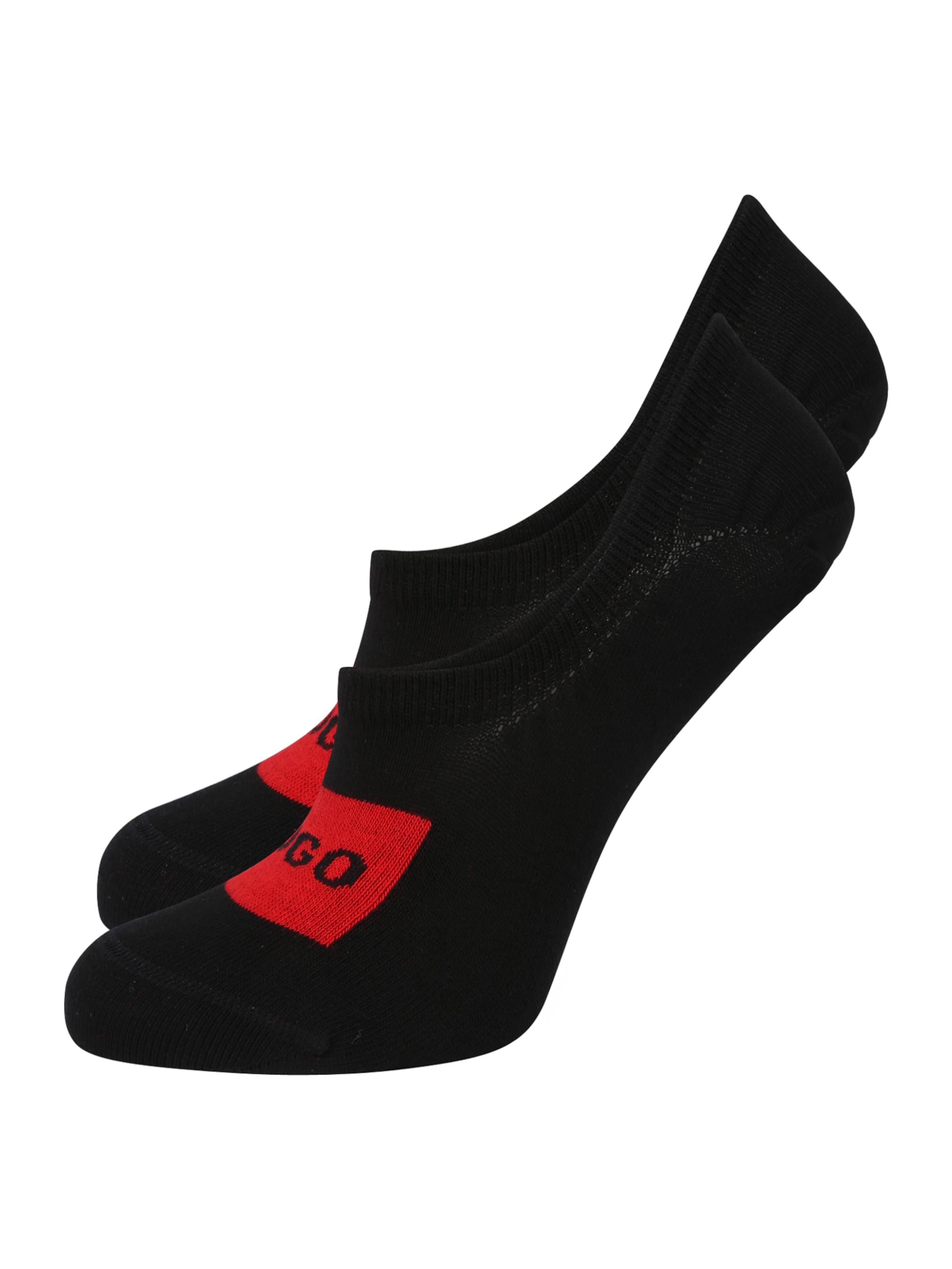 HUGO Füßlinge in Schwarz: Vorderseite