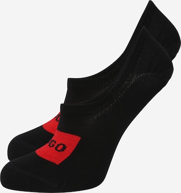 HUGO Red Ankelsockor i svart: framsida