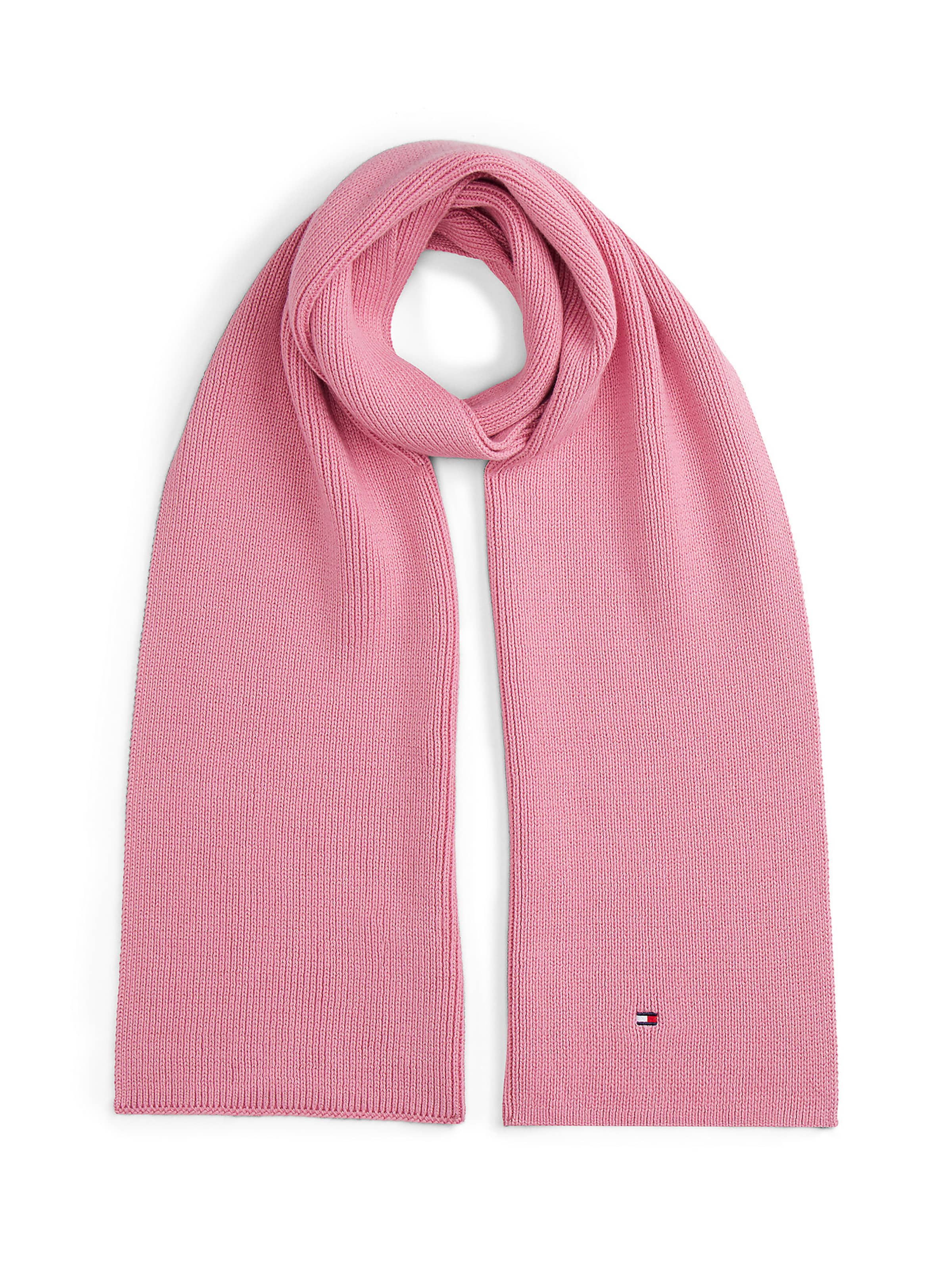 TOMMY HILFIGER Scarf 'Essential' in Pink: front