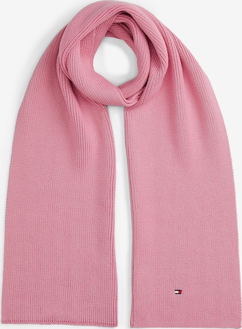 TOMMY HILFIGER Scarf 'Essential' in Pink: front
