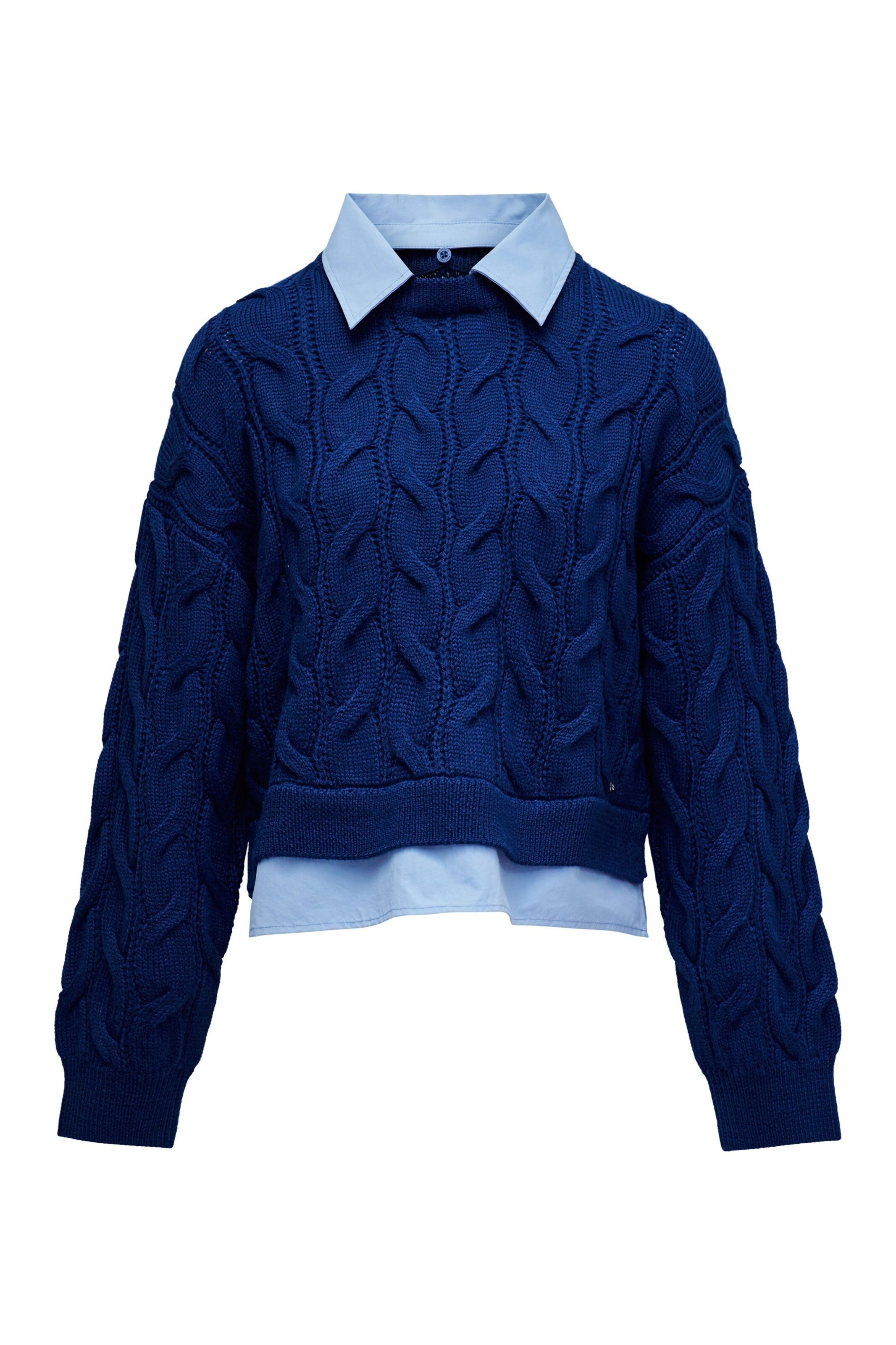 Salsa Jeans Pullover in Blau: Vorderseite