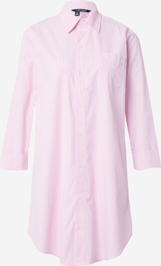 Lauren Ralph Lauren Camisola de pijama em cor-de-rosa / branco, Vista do produto