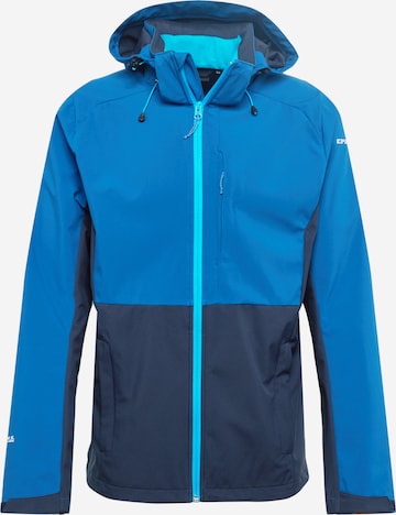 ICEPEAK Outdoorjas 'BASSUM' in Blauw: voorkant