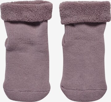 Hummel Socks in Purple: front