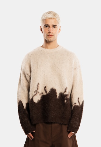 Pullover di Another Cotton Lab in beige: frontale