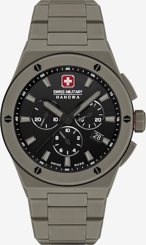 SWISS MILITARY HANOWA Analog watch 'Sidewinder' in Grey: front