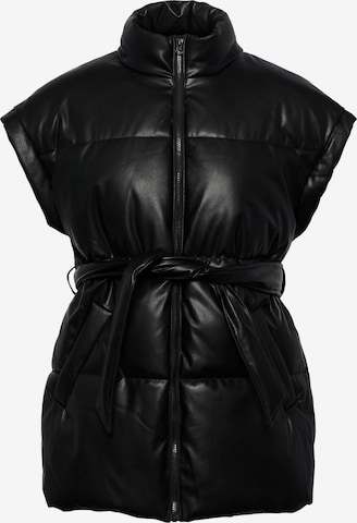 PIECES Vest 'Adela' in Black: front