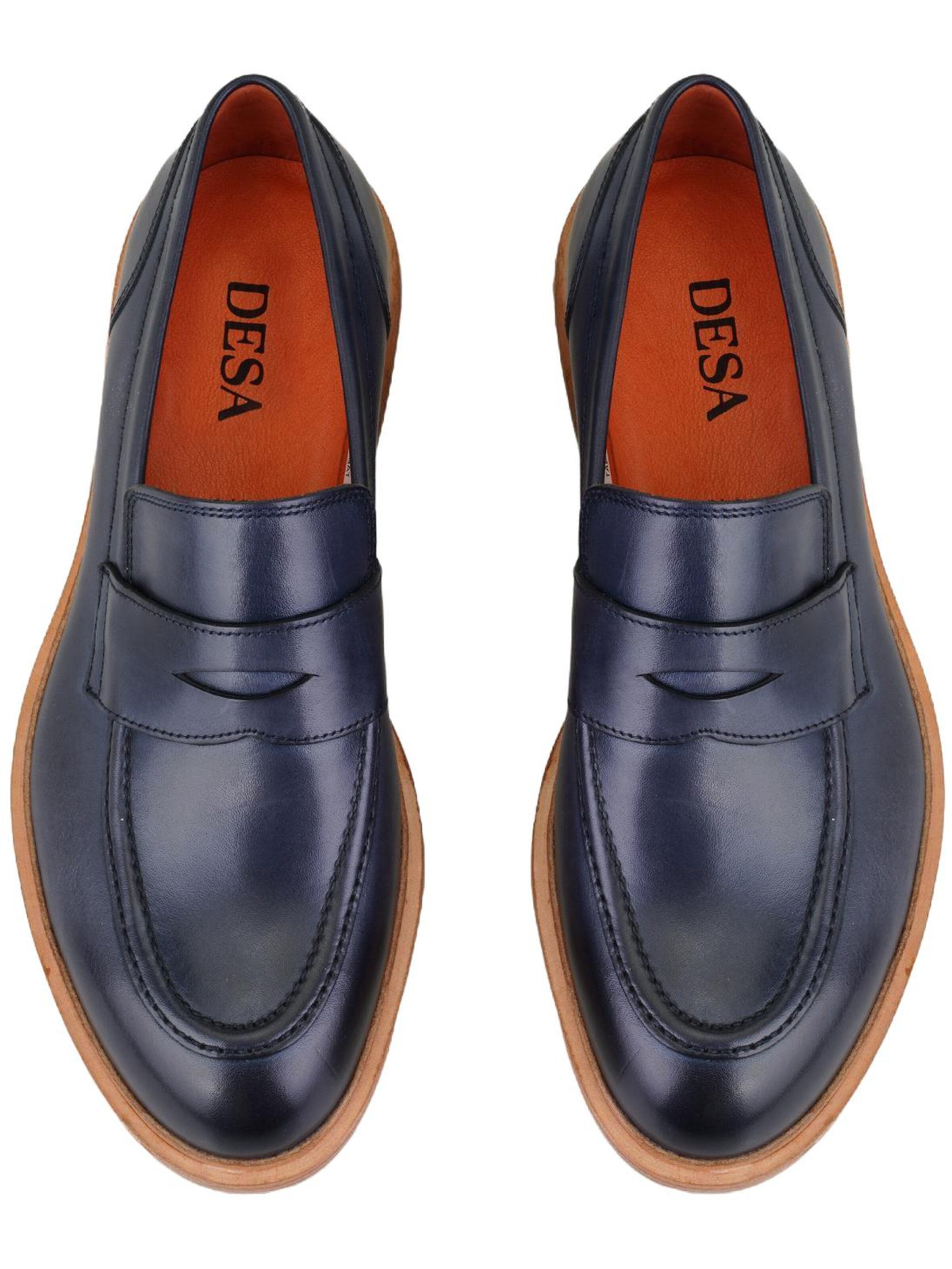Desa Mokassin 'Slip-Ons'‌ in Blau