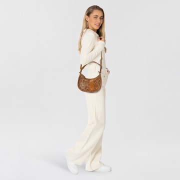 Sac bandoulière 'Vintage Veda' Burkely en marron : devant