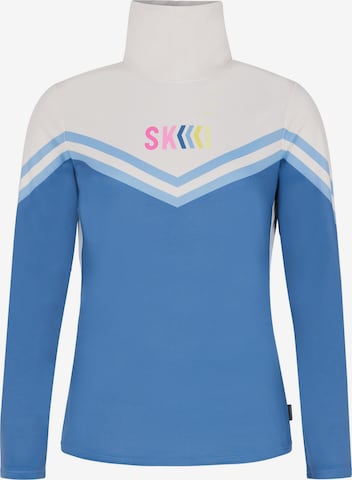 PROTEST Athletic Sweatshirt 'PRTMERCI' in Blue: front