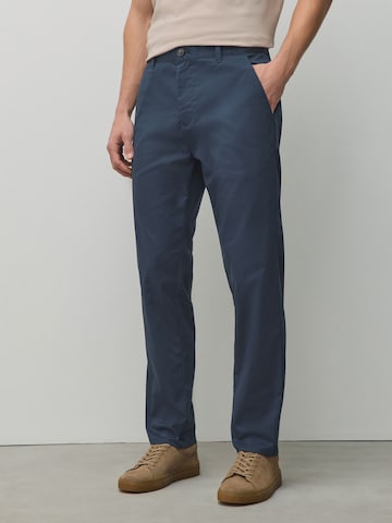 Next Slim fit Chino trousers in Blue: front