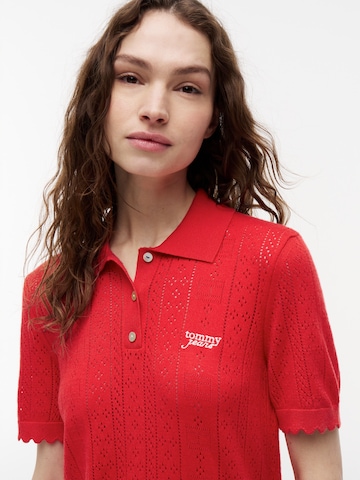 Tommy Jeans Sveter - Červená