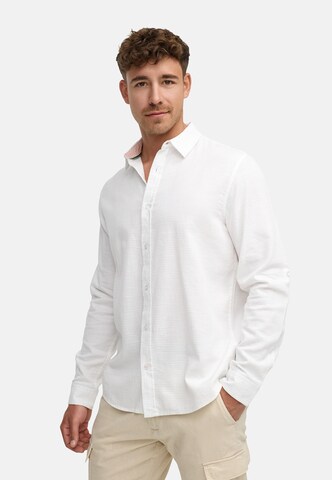 INDICODE JEANS Regular fit Overhemd 'Terra' in Wit