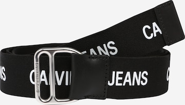 Calvin Klein Jeans Riem in Zwart: voorkant