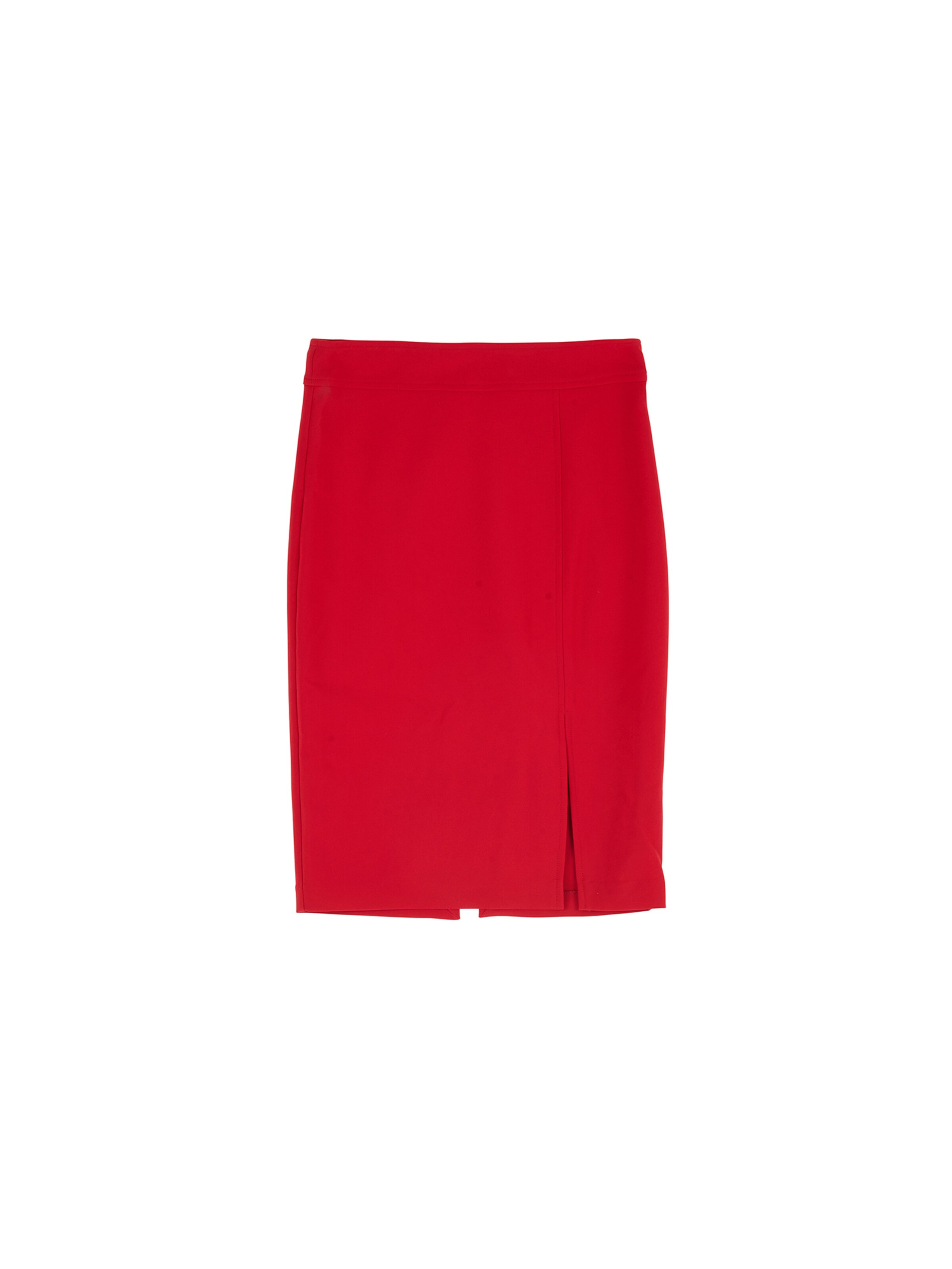 Gonna 'Elisabetd' di Camomilla Italia in rosso: frontale