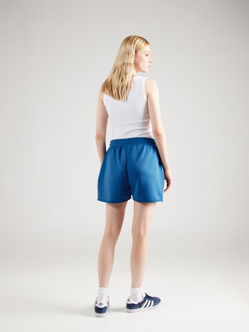 TOPSHOP Wide Leg Shorts in Blau