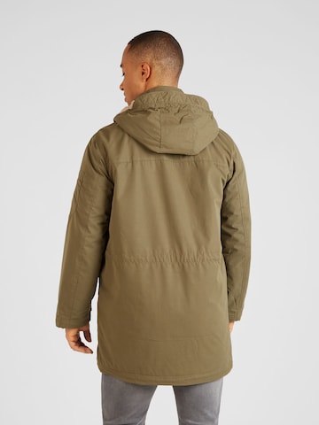 QS - Parka de inverno em verde