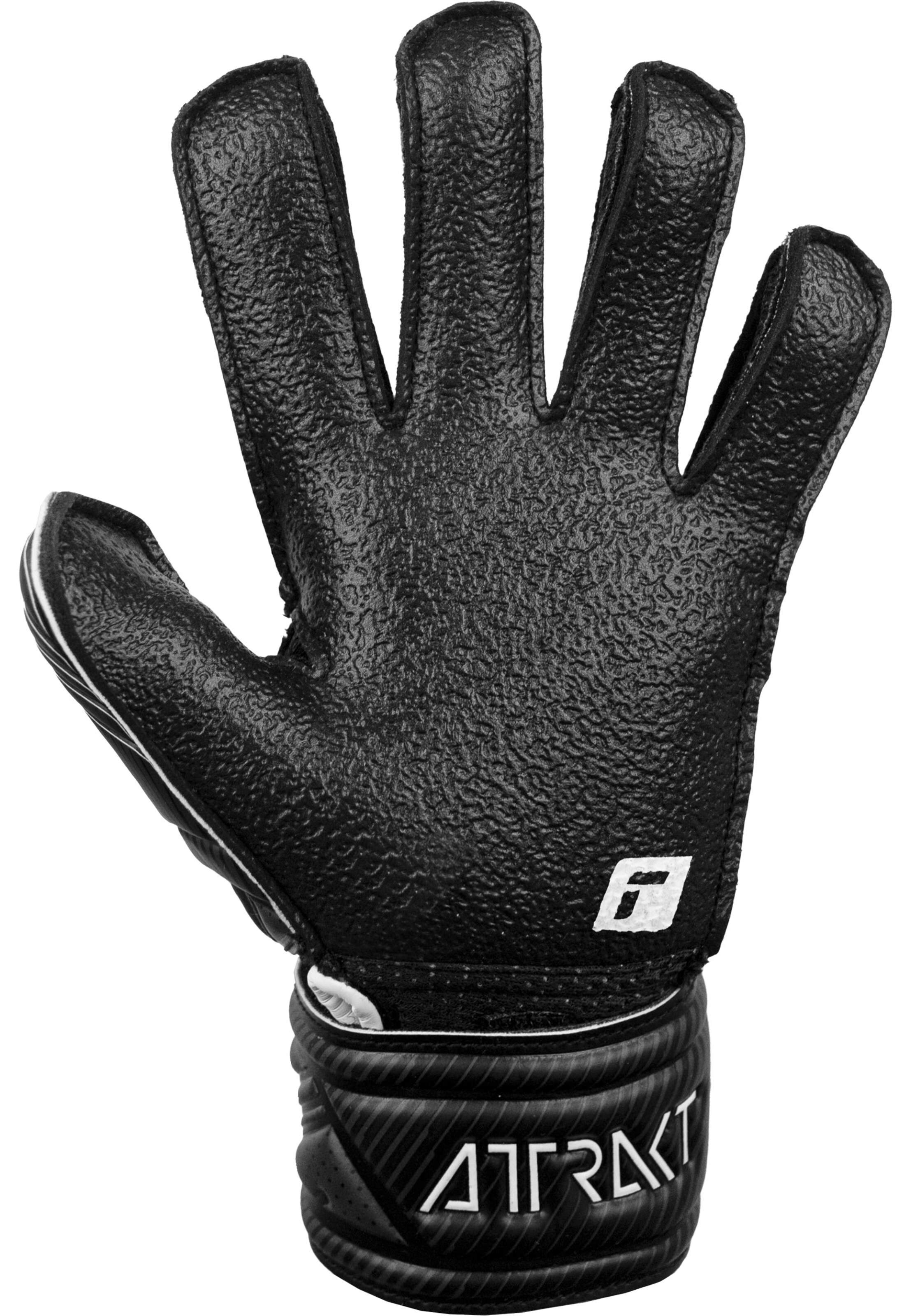 REUSCH Torwarthandschuhe 'Attrakt Resist Finger Support Junior' in Schwarz