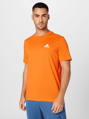 ADIDAS SPORTSWEAR Funksjonsskjorte 'Aeroready Designed To Move Feelready' i oransje: forside