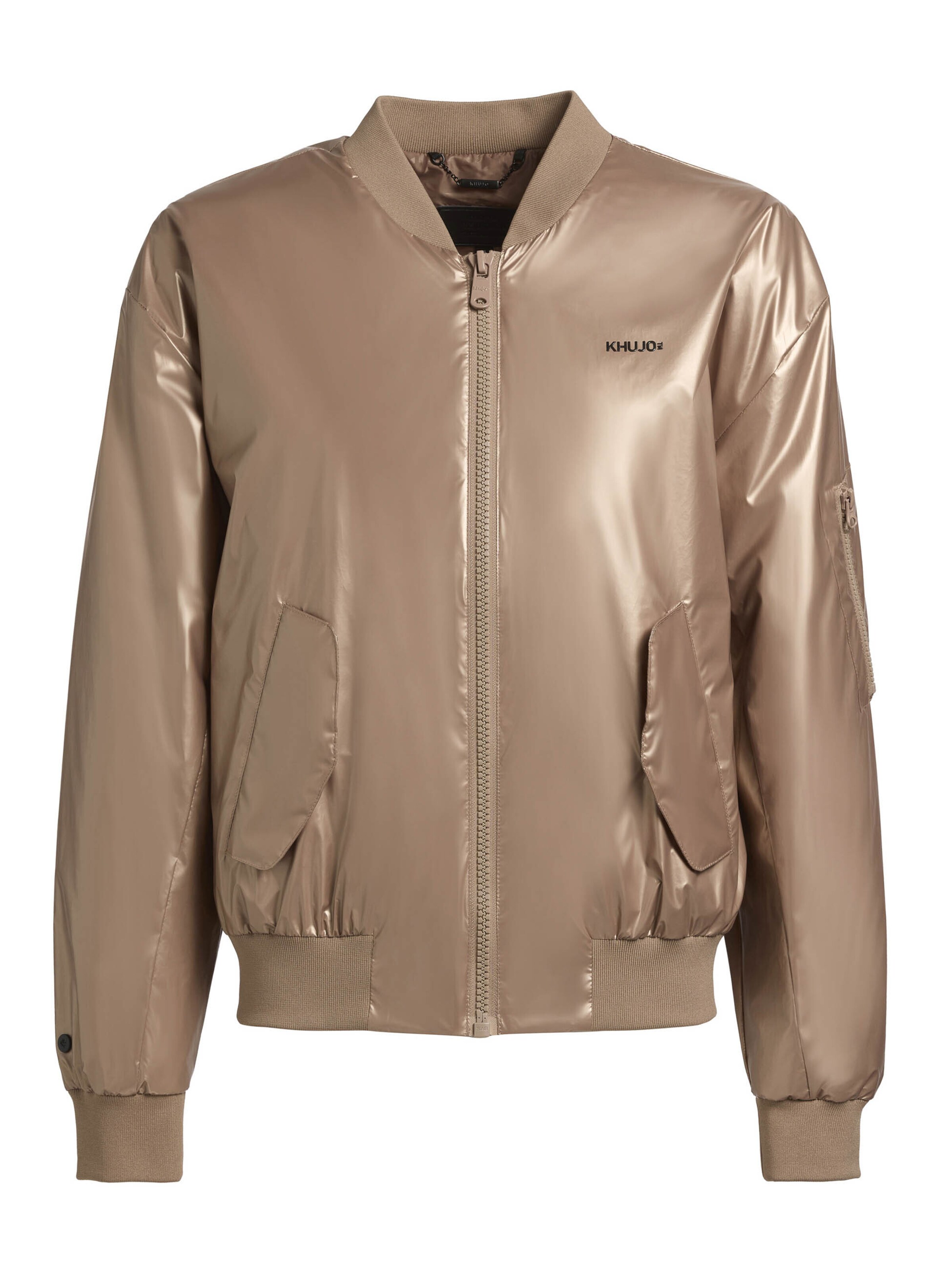khujo Jacke 'ANEO' in Gold: Vorderseite