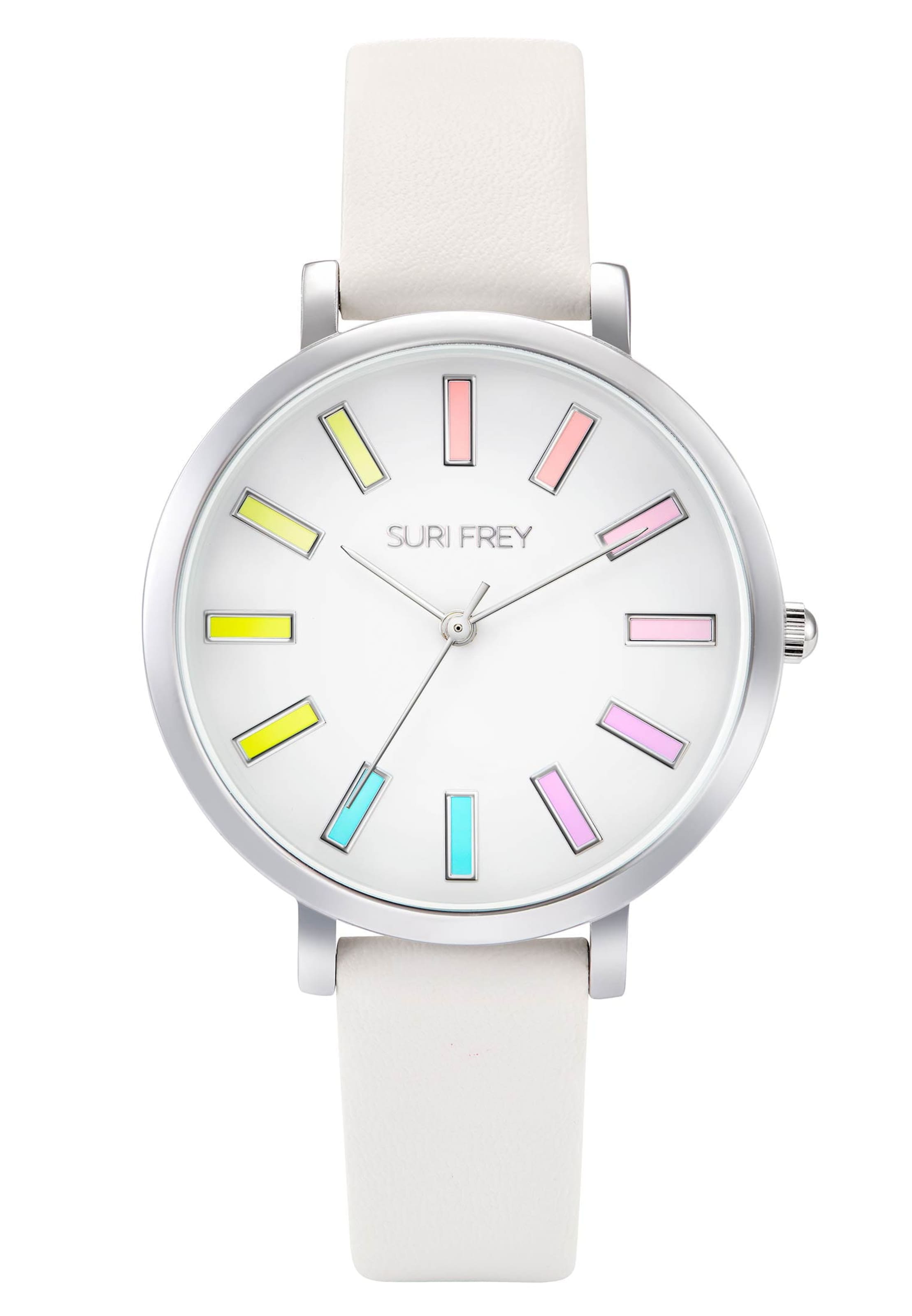 Suri Frey Analoguhr ' Cindy ' in Weiß: Vorderseite