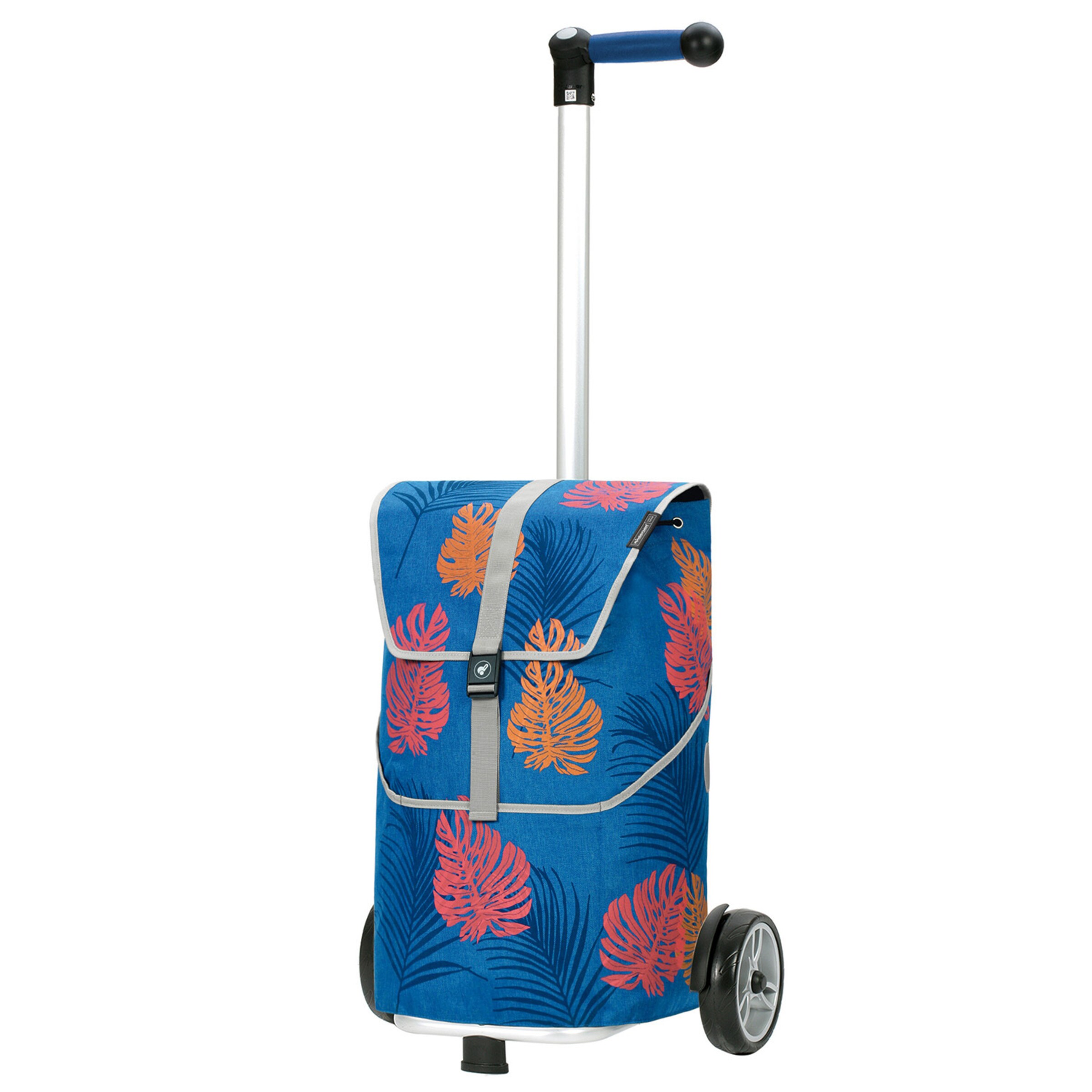 Andersen Shopper Trolley 'Lotta' in Blau: Vorderseite