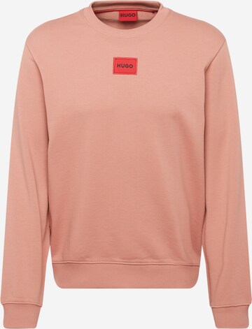 HUGO Sweatshirt 'Diragol' in Orange: predná strana