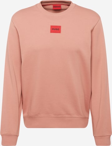 HUGO Red Sweatshirt 'Diragol' in Orange: predná strana