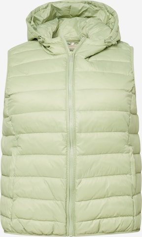 ONLY Carmakoma Vest 'NEW TAHOE' in Green: front