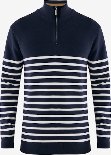 Megztinis iš MEXX, spalva – tamsiai mėlyna / natūrali balta, Prekių apžvalga