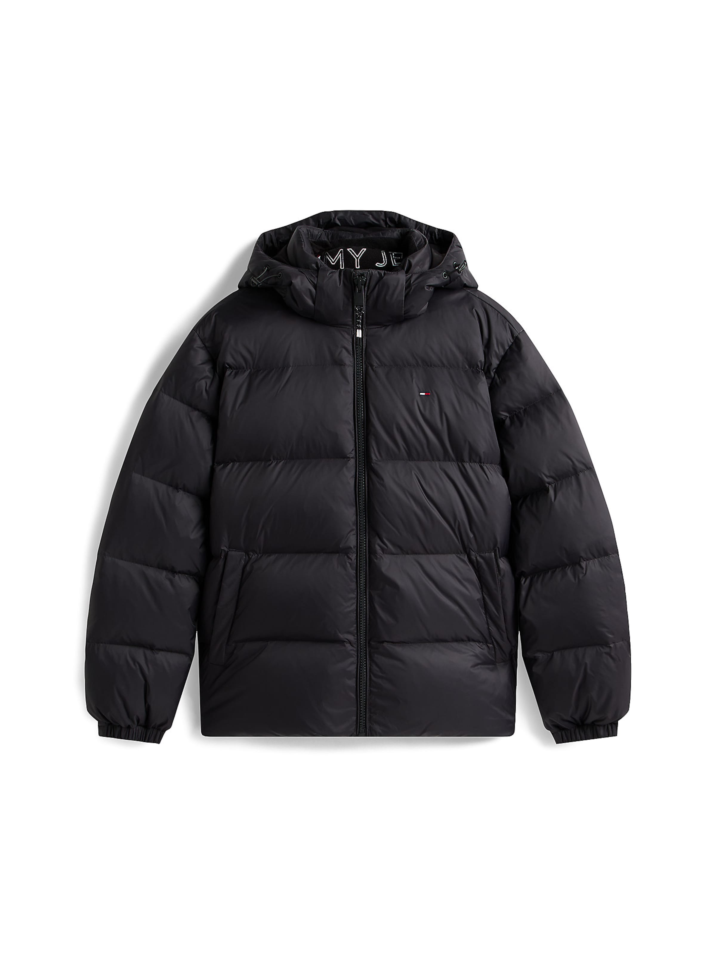 Tommy Jeans Χειμερινό μπουφάν &#x27;Essential&#x27; σε μαύρο: μπροστά