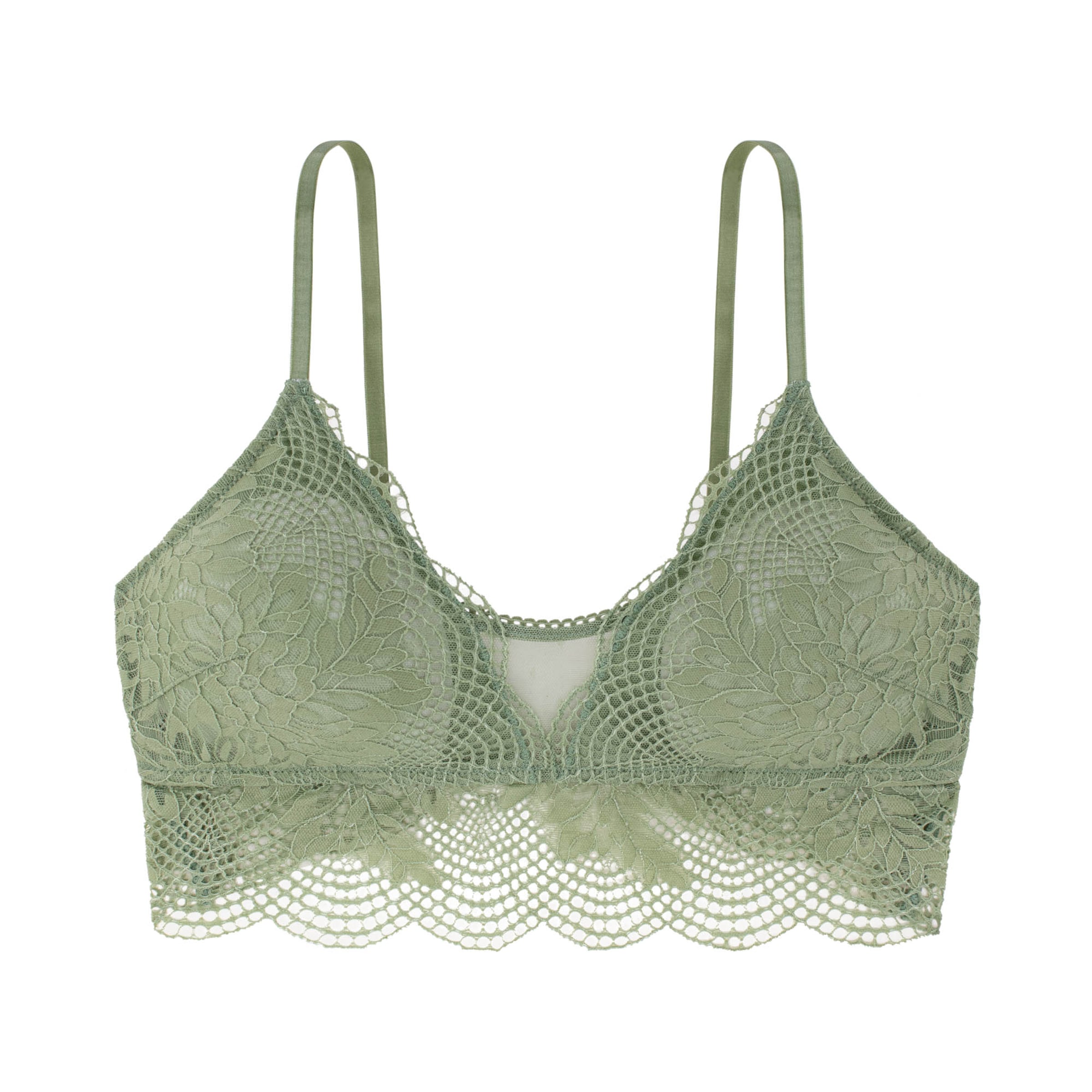 Reggiseno 'ACACIA' di Dorina in verde: frontale